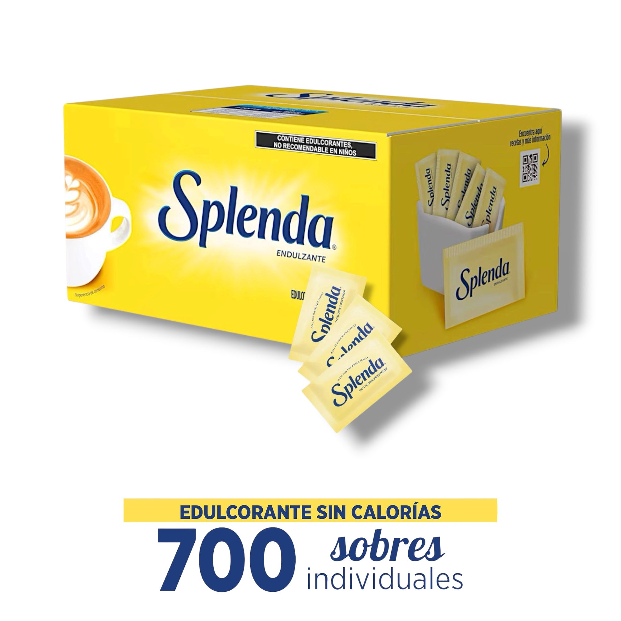 700 Sobres de 1 g de Endulzante Splenda Original - Farvisan