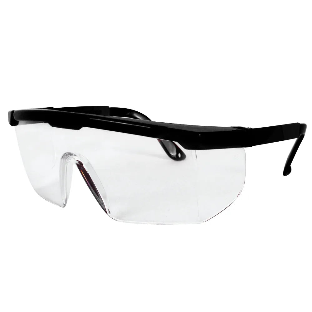 Lentes de Seguridad DermaCare AL-026-CL-BK con Mica Clara y Armazón Negro – Empaque 300 Piezas - Farvisan