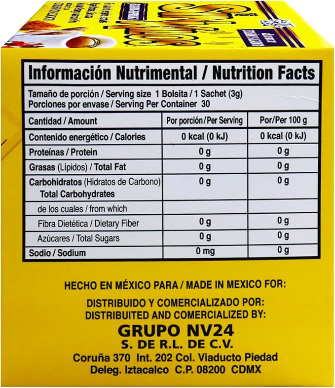Caja con 24 Paquetes de Té Jengibre + Espirulina P/ Bajar de Peso – Sin Kilos Gn+Vida - Farvisan