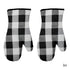 Pack 25 Pares de Guantes para Horno Cuadriculados Negro y Blanco – Algodón Doble Capa - Farvisan