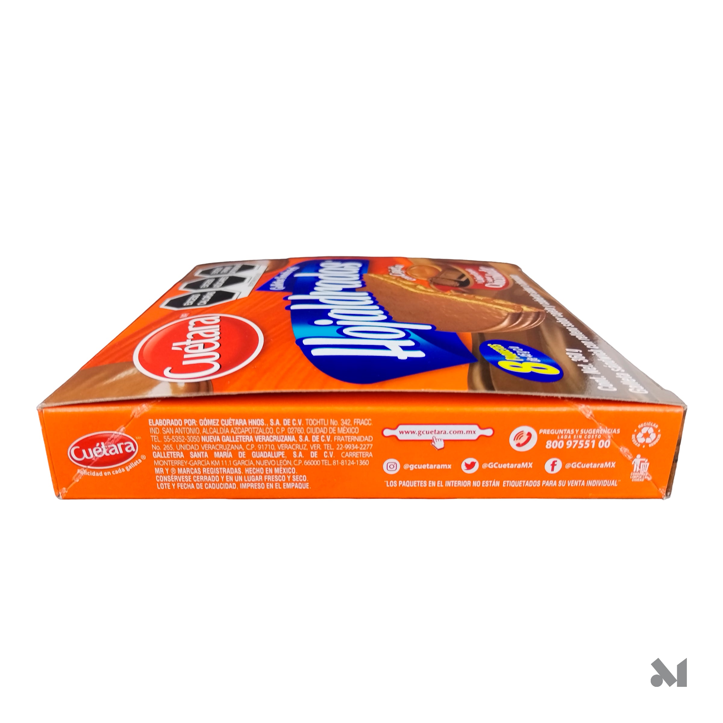 12 Paquetes Galletas Cuétara Hojaldradas Cajeta y Chocolate 360 g - Farvisan