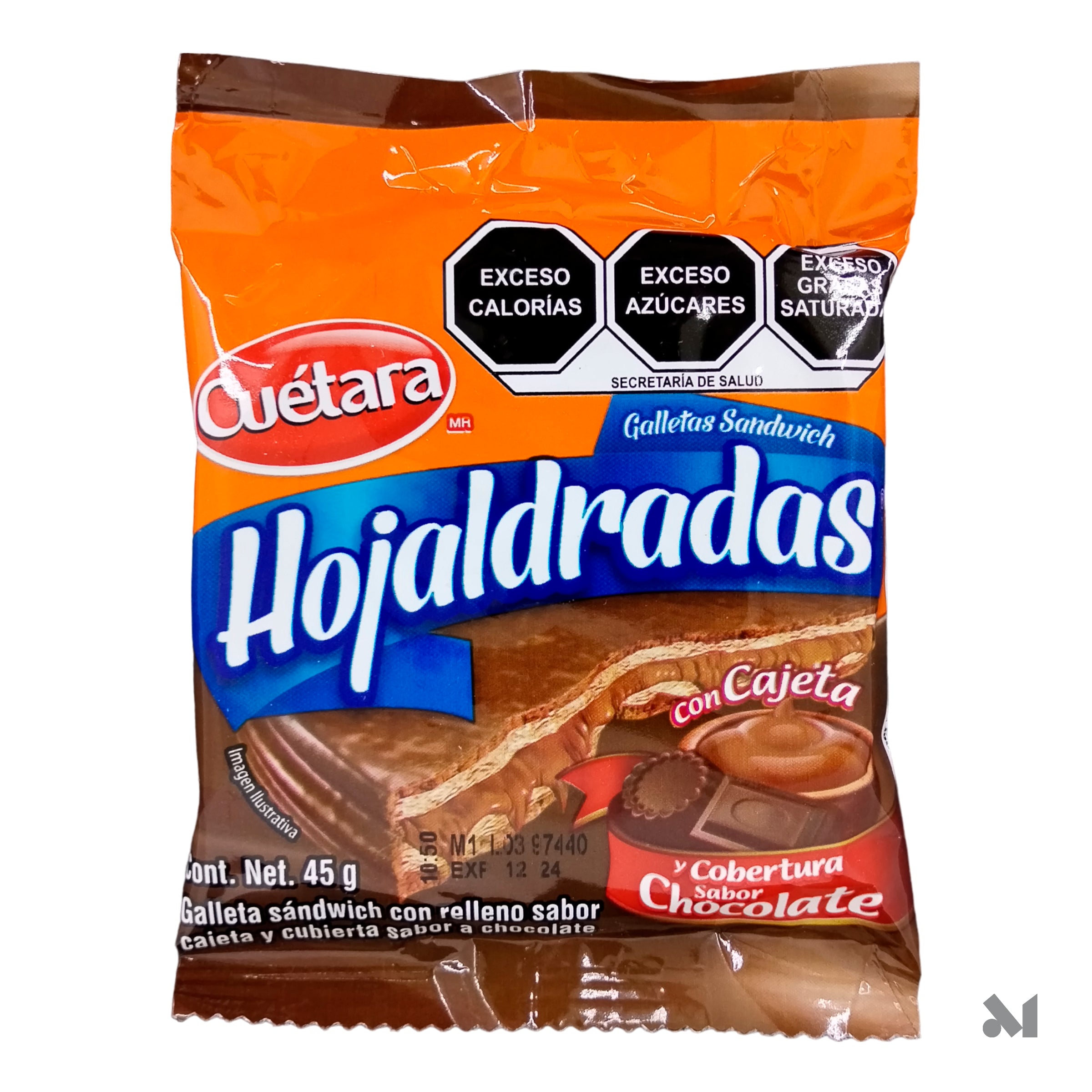 12 Paquetes Galletas Cuétara Hojaldradas Cajeta y Chocolate 360 g - Farvisan