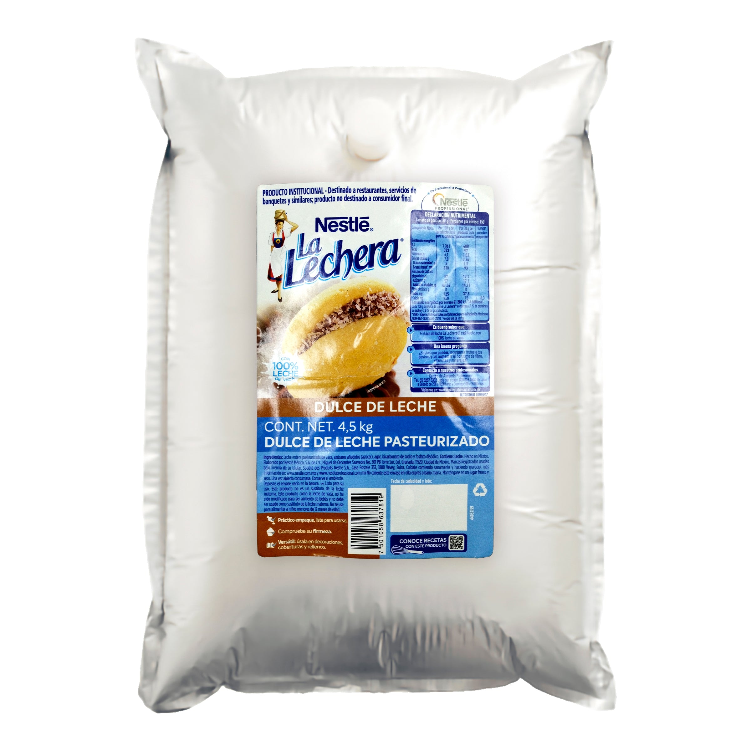 La Lechera Dulce de Leche Untable 4.5 kg Caja con 4 Piezas - Farvisan - Default Title