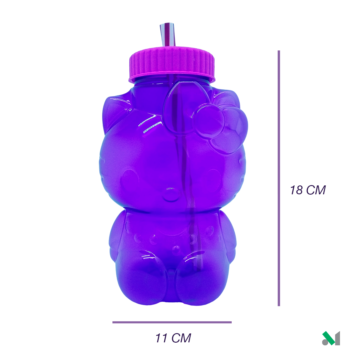 Bolsa con 66 Vasos Dulceros Kittychela Hello Kitty de 1L con Tapa y Sorbete – Para Fiestas y Negocios - Farvisan