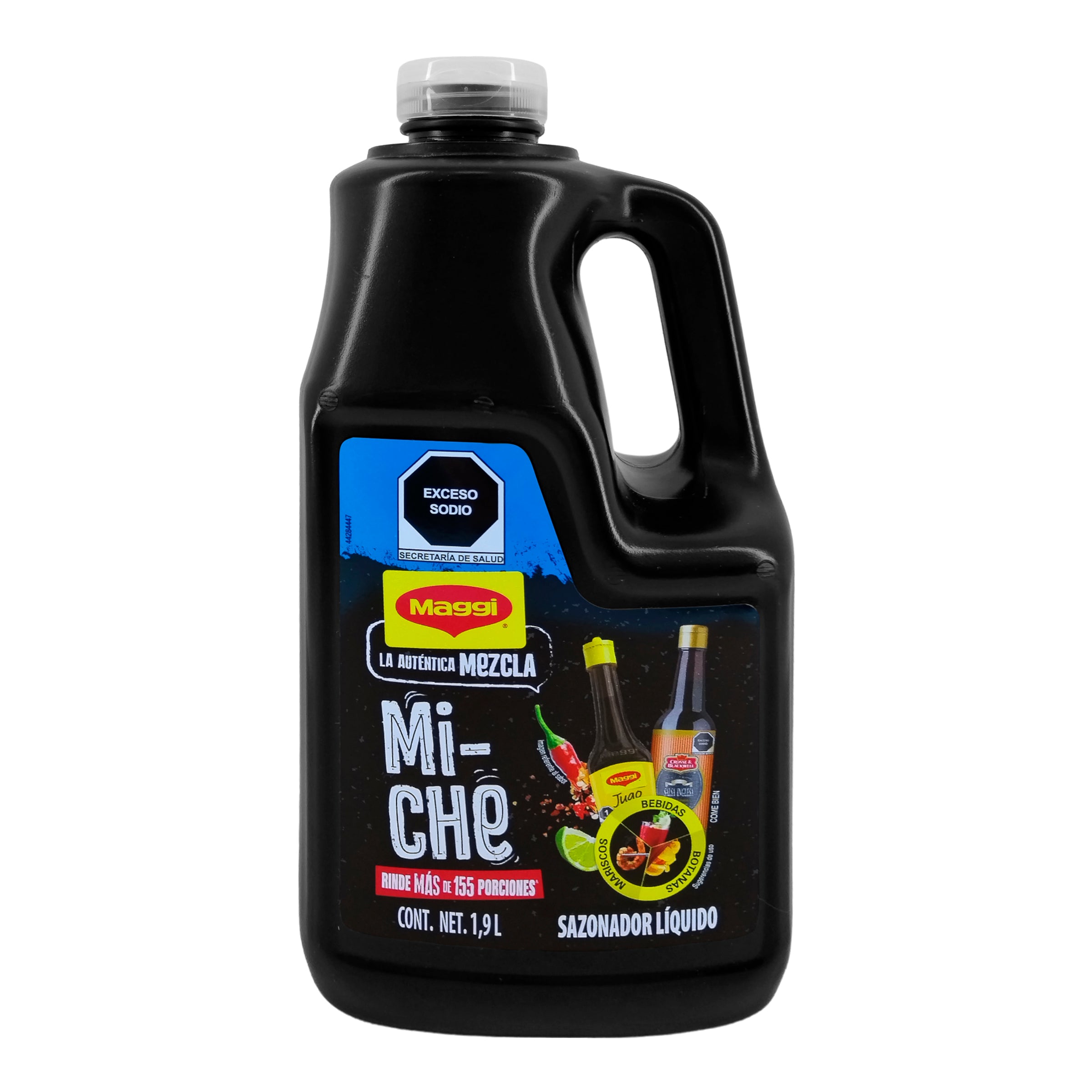 Caja con 4 Botellas de Jugo Sazonador Michemix Maggi 1.9L – Ideal para Micheladas y Mariscos - Farvisan
