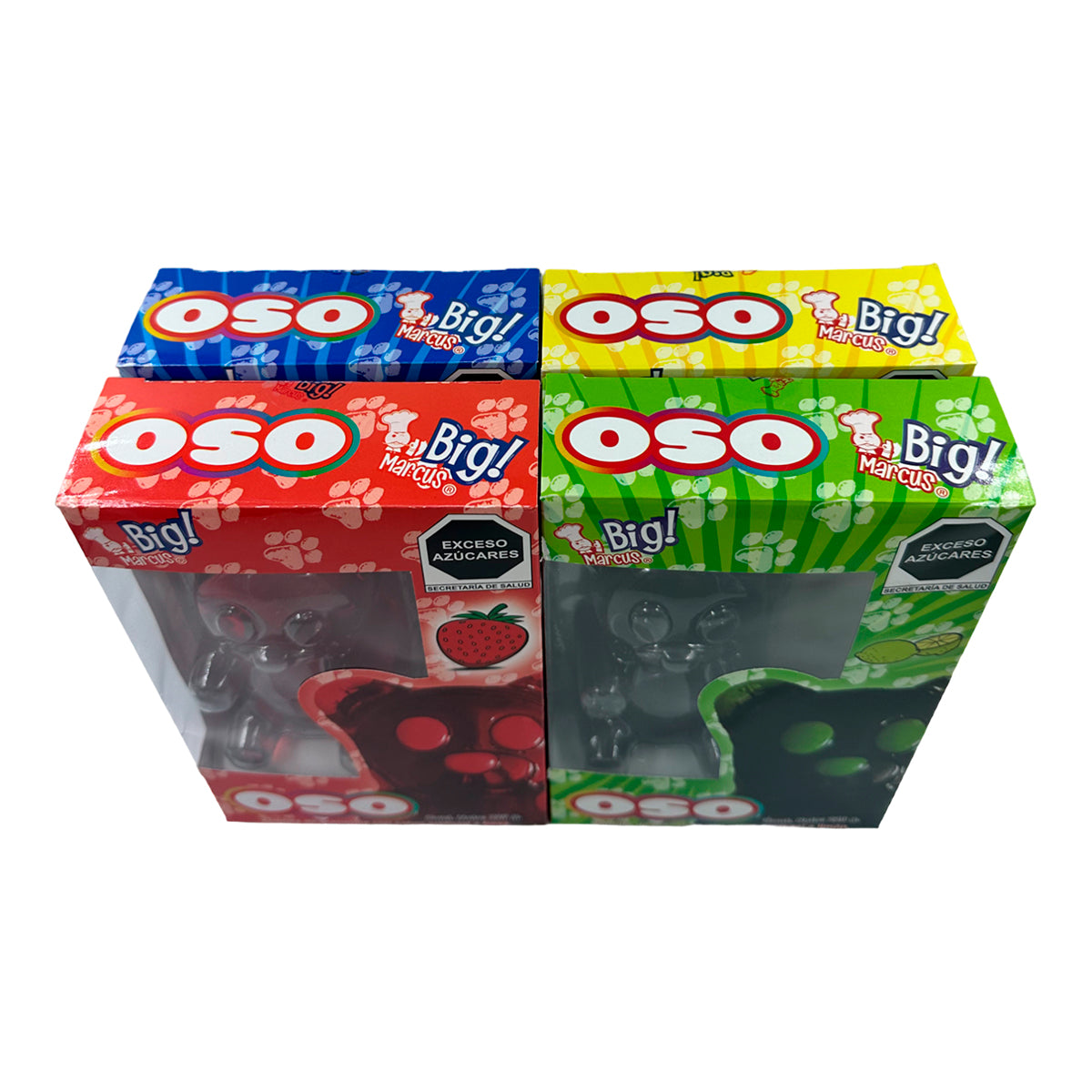 Caja con 20 Gomitas Gigantes Pandita – Sabores Surtidos: Fresa, Limón, Mora Azul y Piña - Farvisan