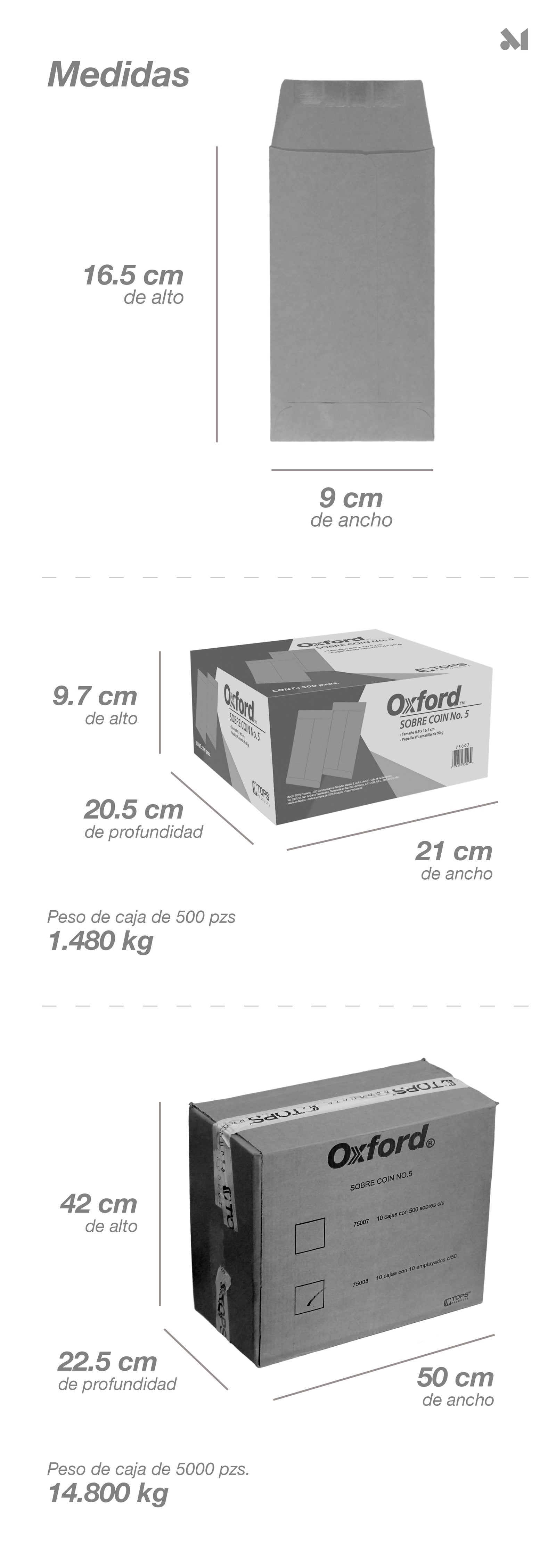 Sobre Coin Manila Con Cierre Adhesivo Caja de 5000 Piezas - Farvisan - Default Title