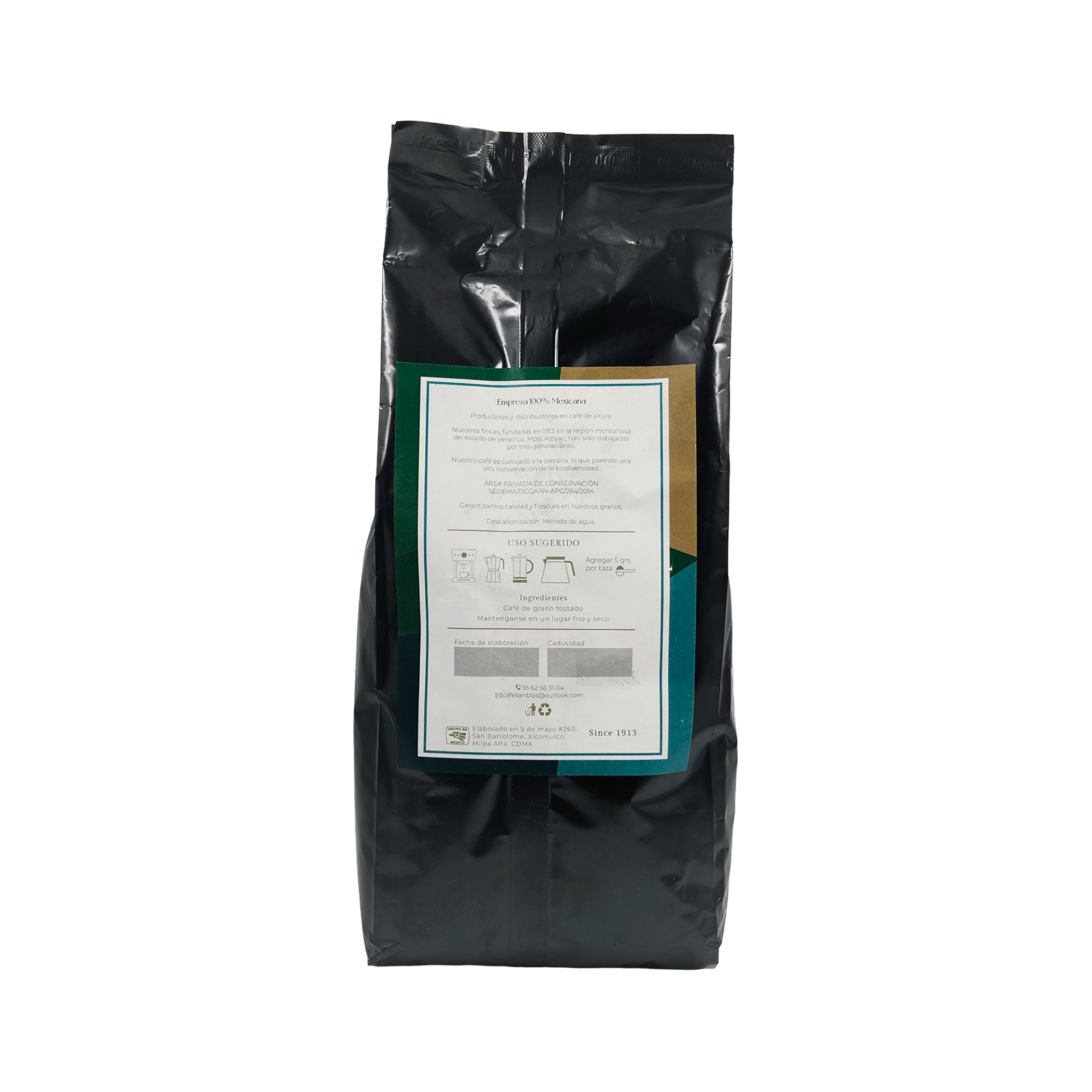 Bolsa de Café San Blas 1 kg 100% Mexicano Molido o en Grano - Farvisan - Default Title