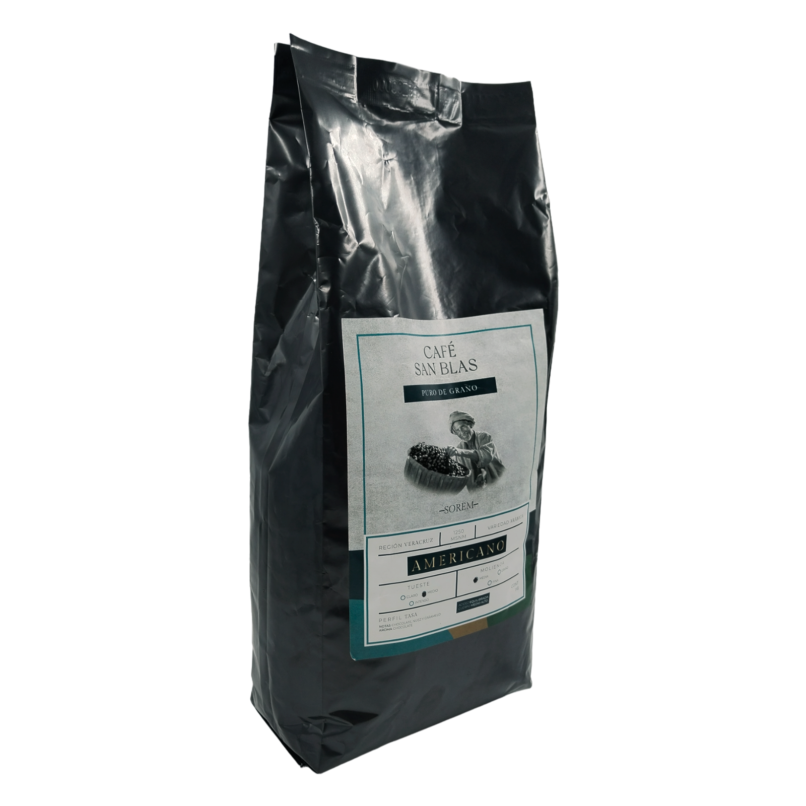 Bolsa de Café San Blas 1 kg 100% Mexicano Molido o en Grano - Farvisan - Default Title