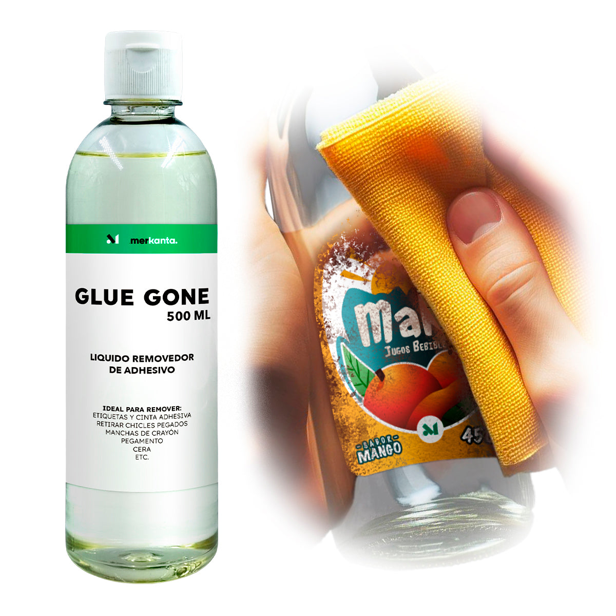 GLUE GONE Líquido Removedor de Adhesivo Merkanta - Farvisan