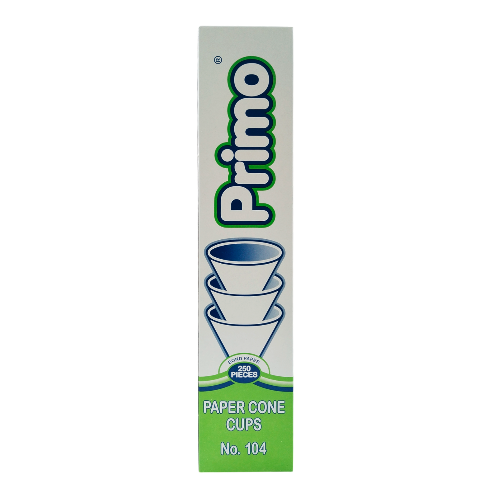 20 Paquetes Vaso Cono Primo No. 104 250 Piezas c/p - Farvisan