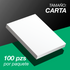 Caja con 40 Paquetes de Papel Opalina Carta Blanco 125g – 100 Hojas por Pack (Total 4,000 Hojas) - Farvisan