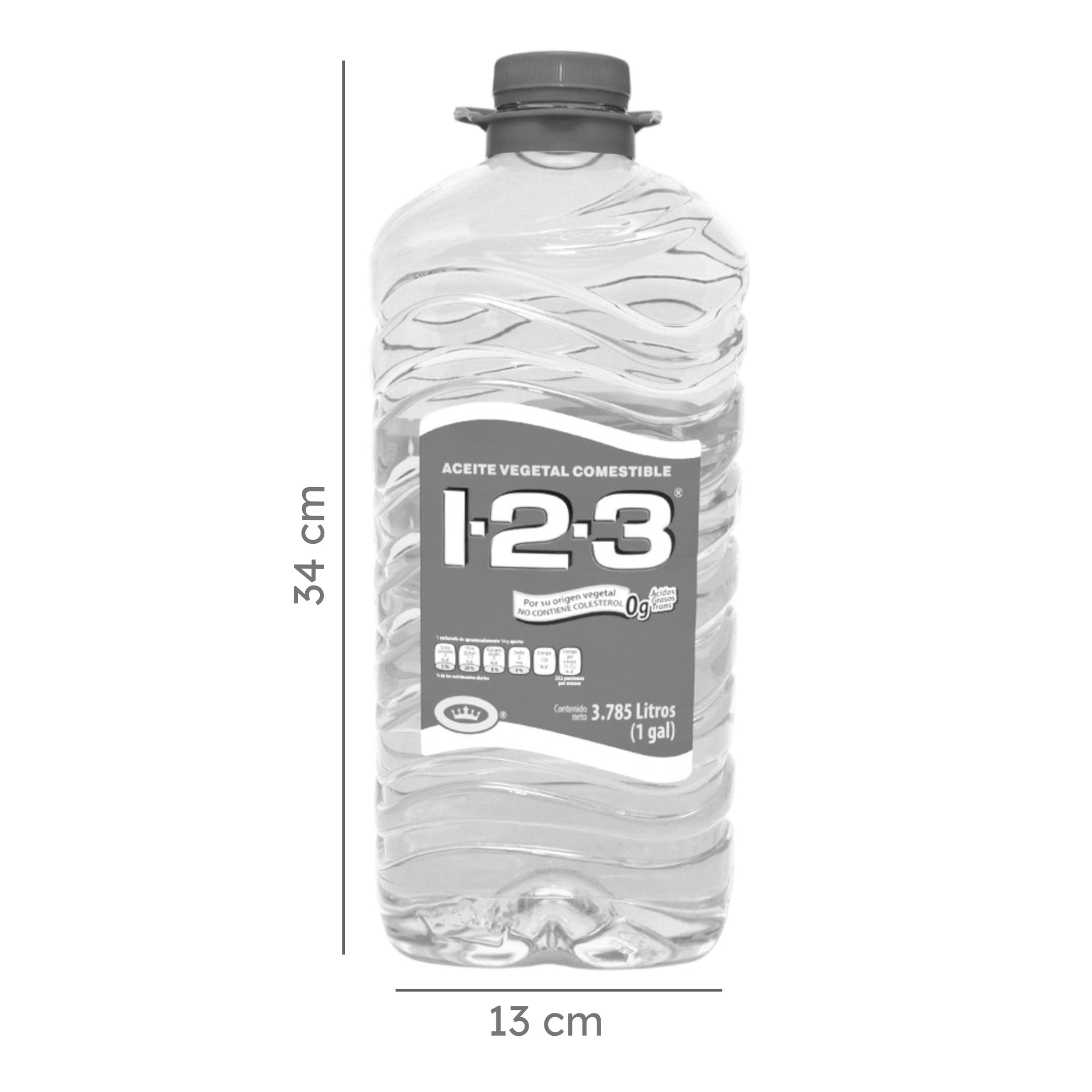 4 Galones de Aceite Vegetal Comestible 123 - Farvisan