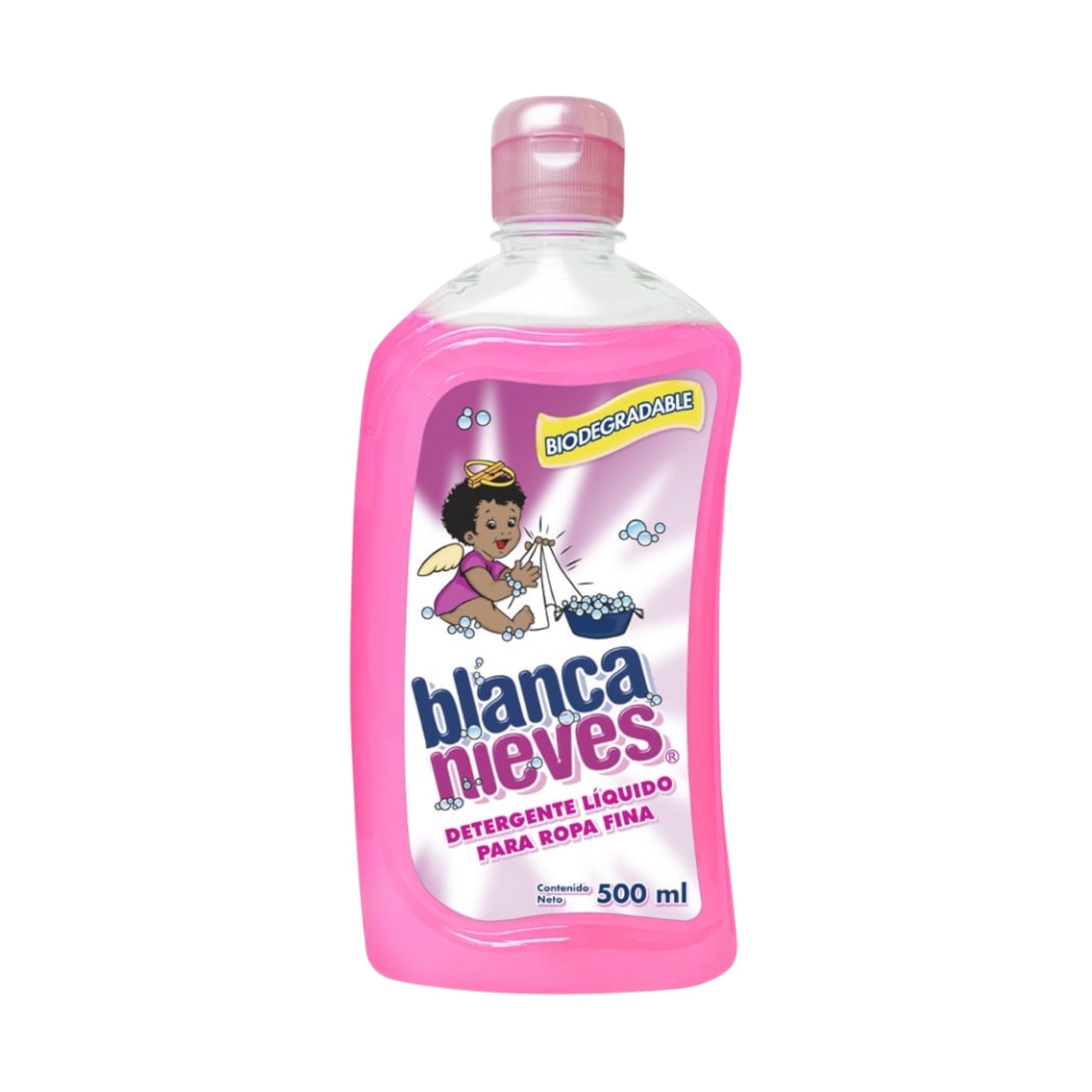 12 Botellas De Detergente Líquido Para Ropa Delicada Blanca Nieves 500 ml - Farvisan