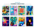 6 Pack Libretas Francesas Selecto Cuadro grande 100 Hojas 15x20 cm - Farvisan