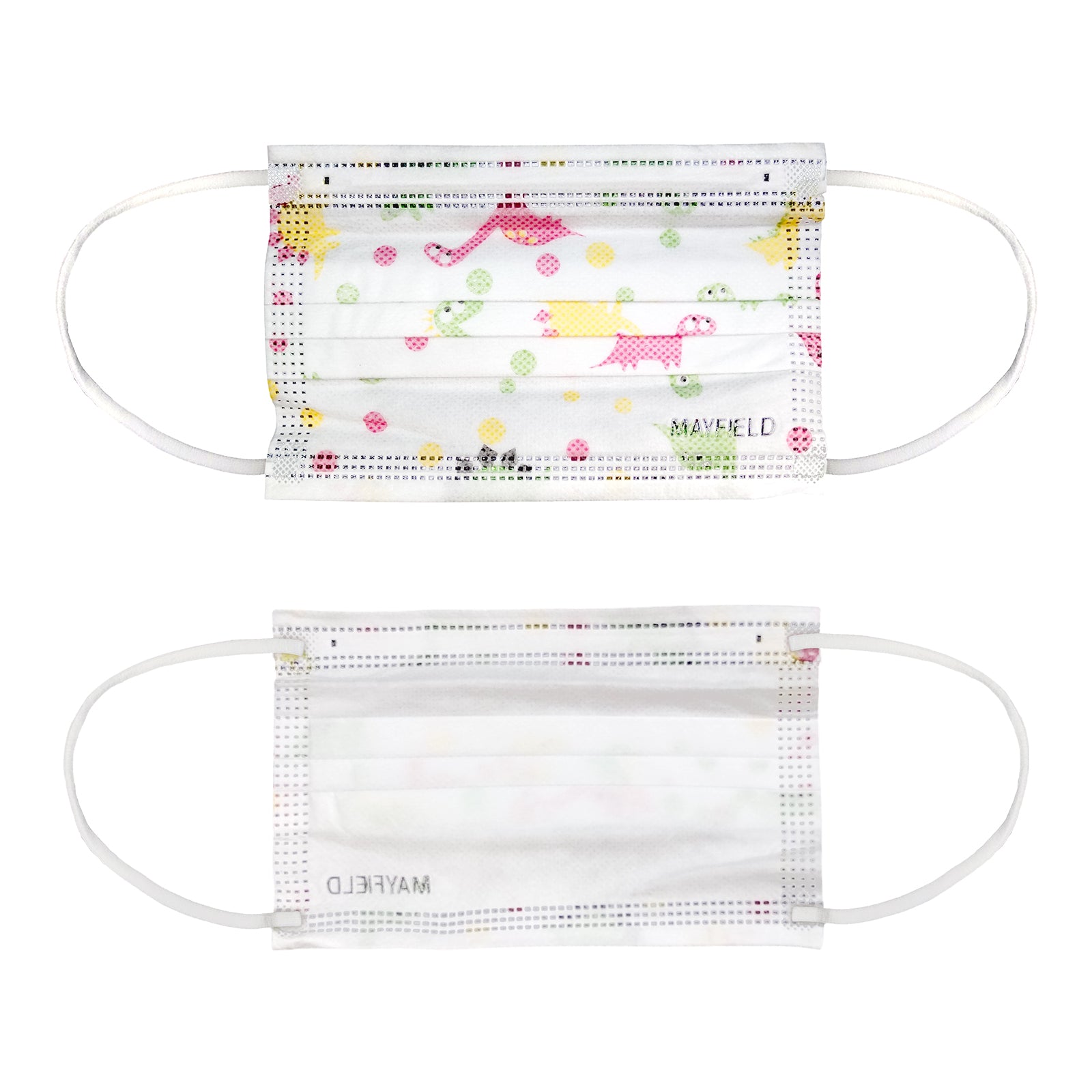Cubrebocas Infantil Niño Mayfield 14.5×9.5 cm Tricapa – Caja 72 x 50 pzas