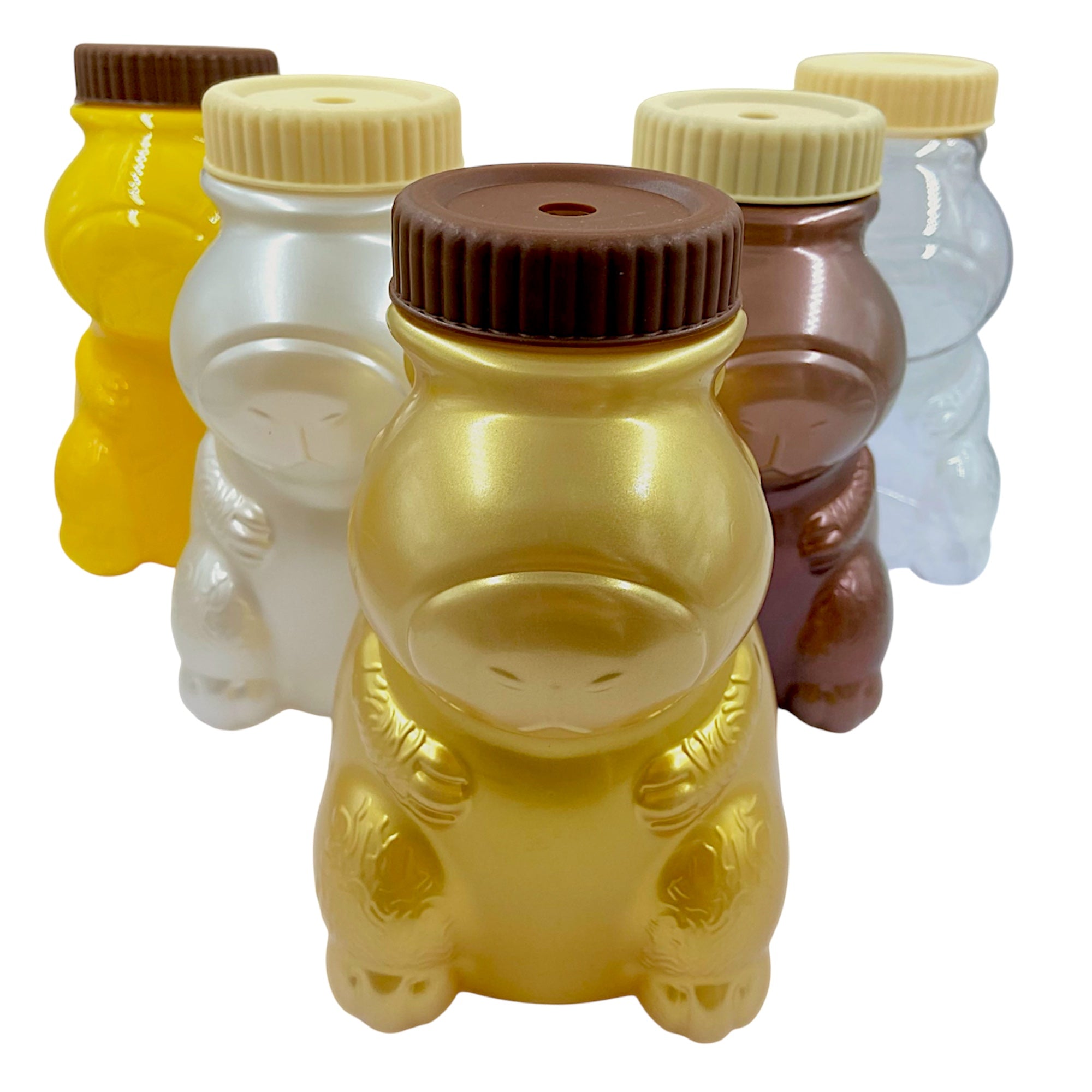 66 Vasos De Plástico Capibara 1 Litro con Popote - Farvisan