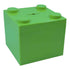 5pzs Cubo Alcancía Fiesta Infantil Alcancia Cubo Verde