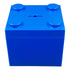 5 pzs Cubo Ensamblable Contenedor Alcancía Color Azul