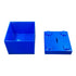 5 pzs Cubo Ensamblable Contenedor Alcancía Color Azul