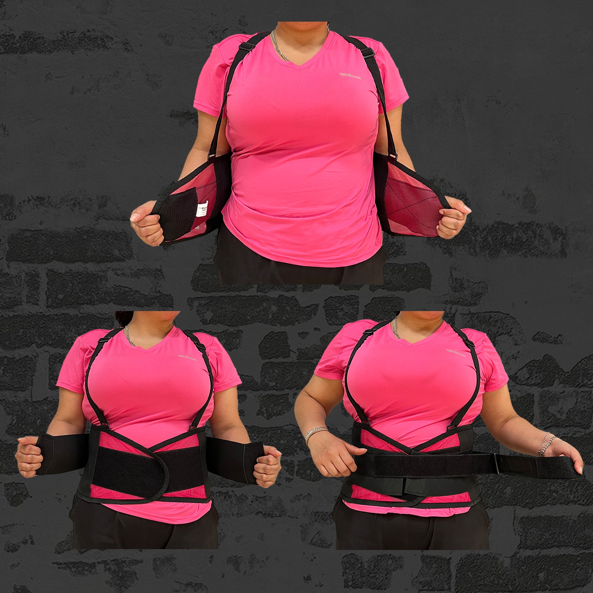 Faja de Seguridad Ergonómica Femenina Rooster M-629-3B con Varillas y Tirantes Ajustables – Caja 25 Piezas - Farvisan