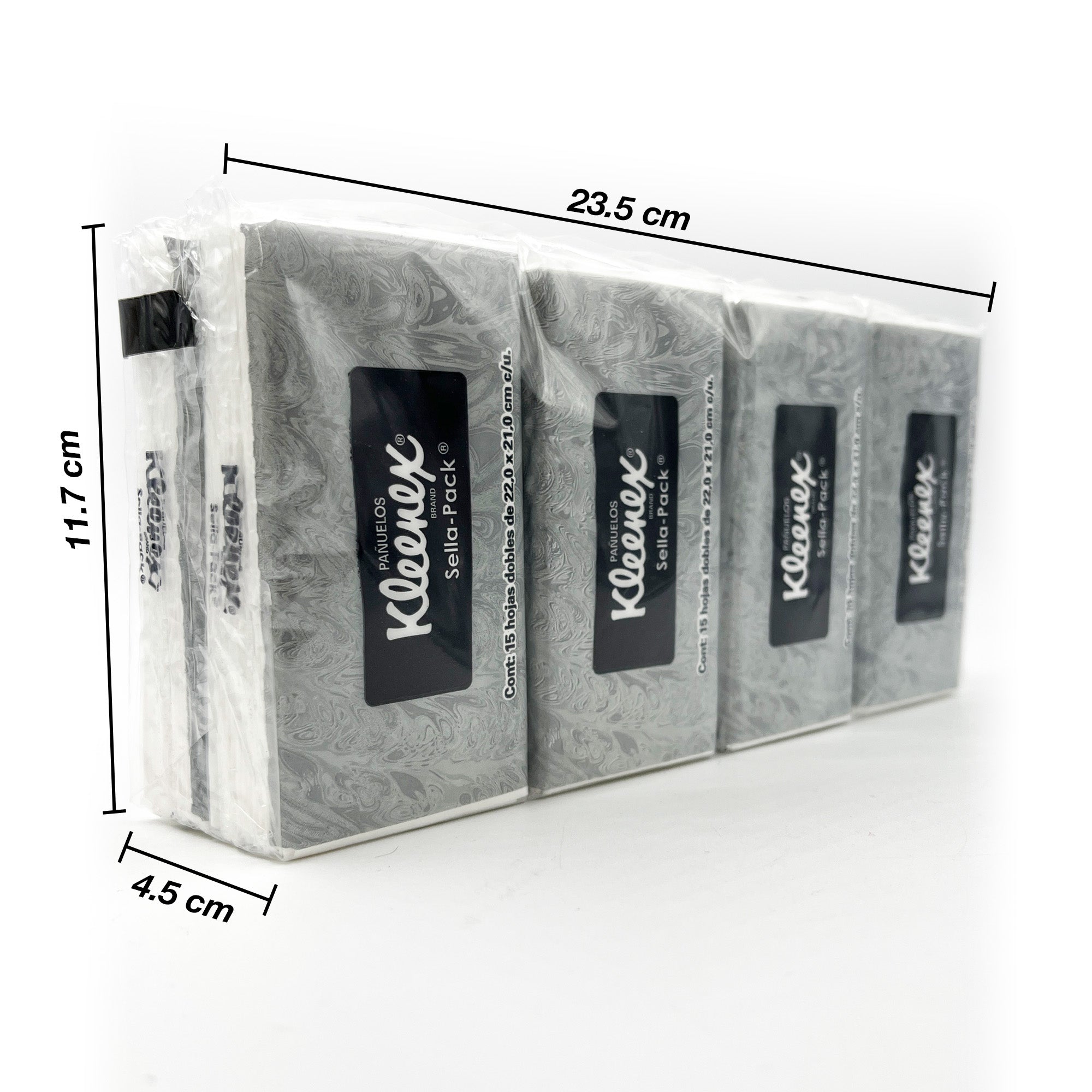 24 Pañuelos Kleenex Professional Sella-Pack Doble Hoja - Farvisan