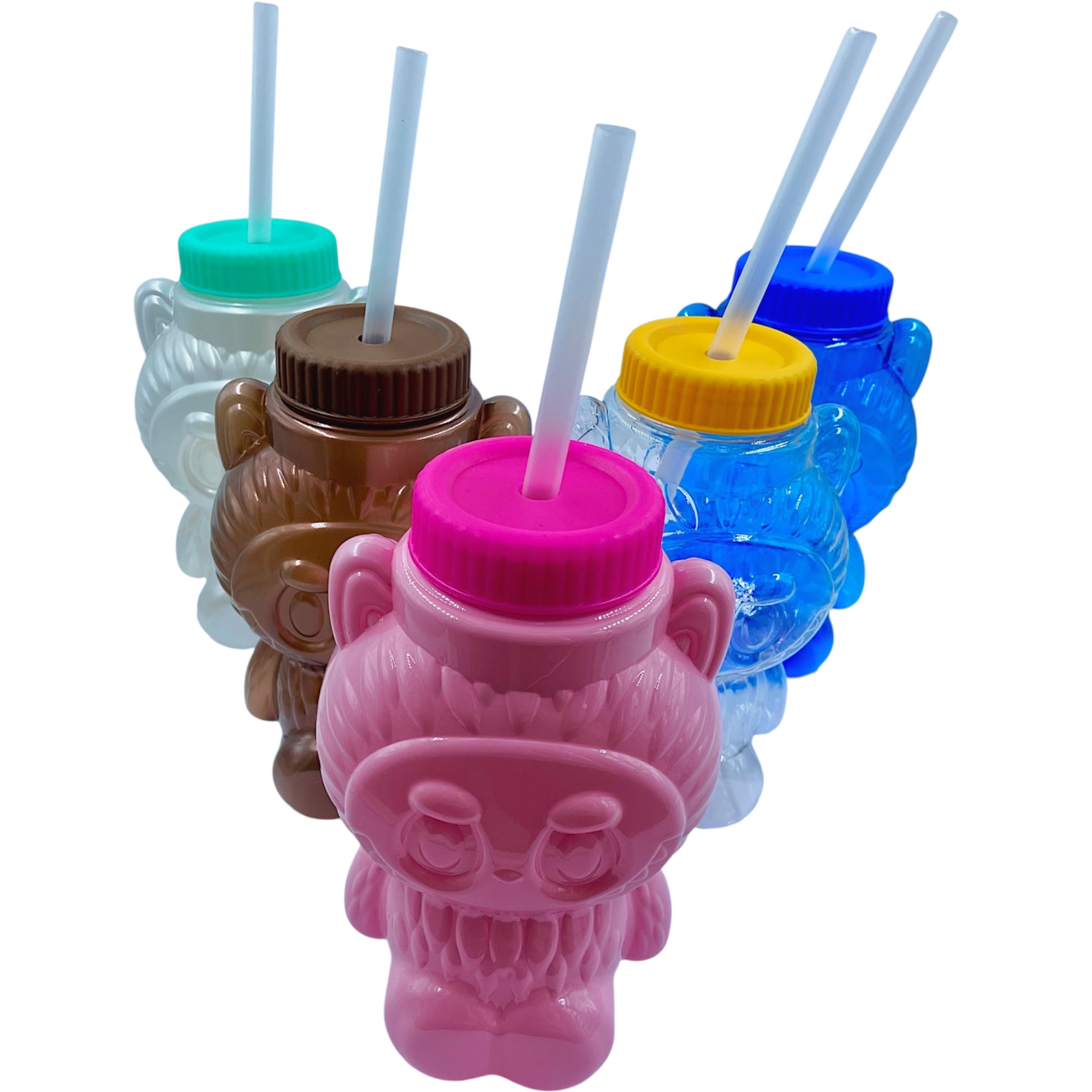 66 Vasos de Labubu 1 Litro con Popote - Farvisan