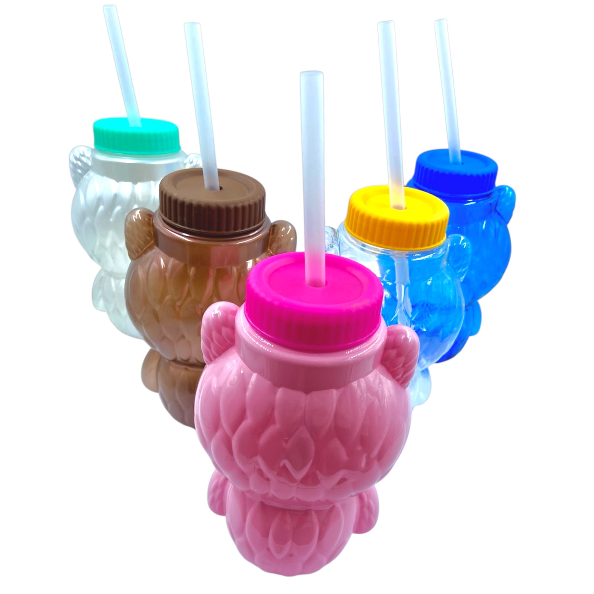66 Vasos de Labubu 1 Litro con Popote - Farvisan