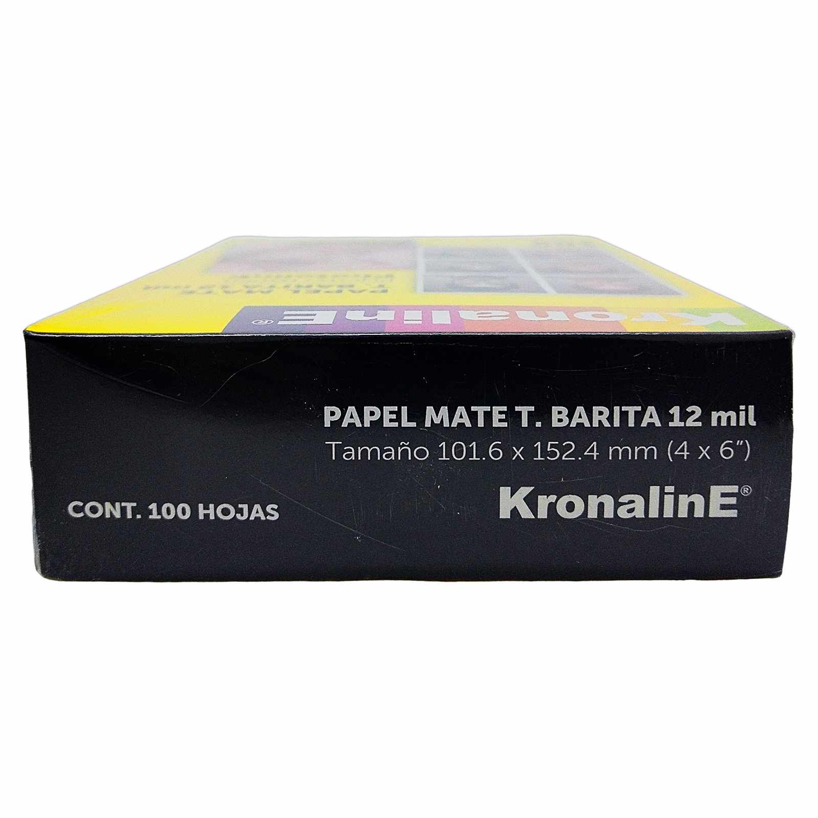 Caja con 12 Paquetes de Papel Fotográfico Barita Mate 4x6" Kronaline – 100 Hojas c/u - Farvisan