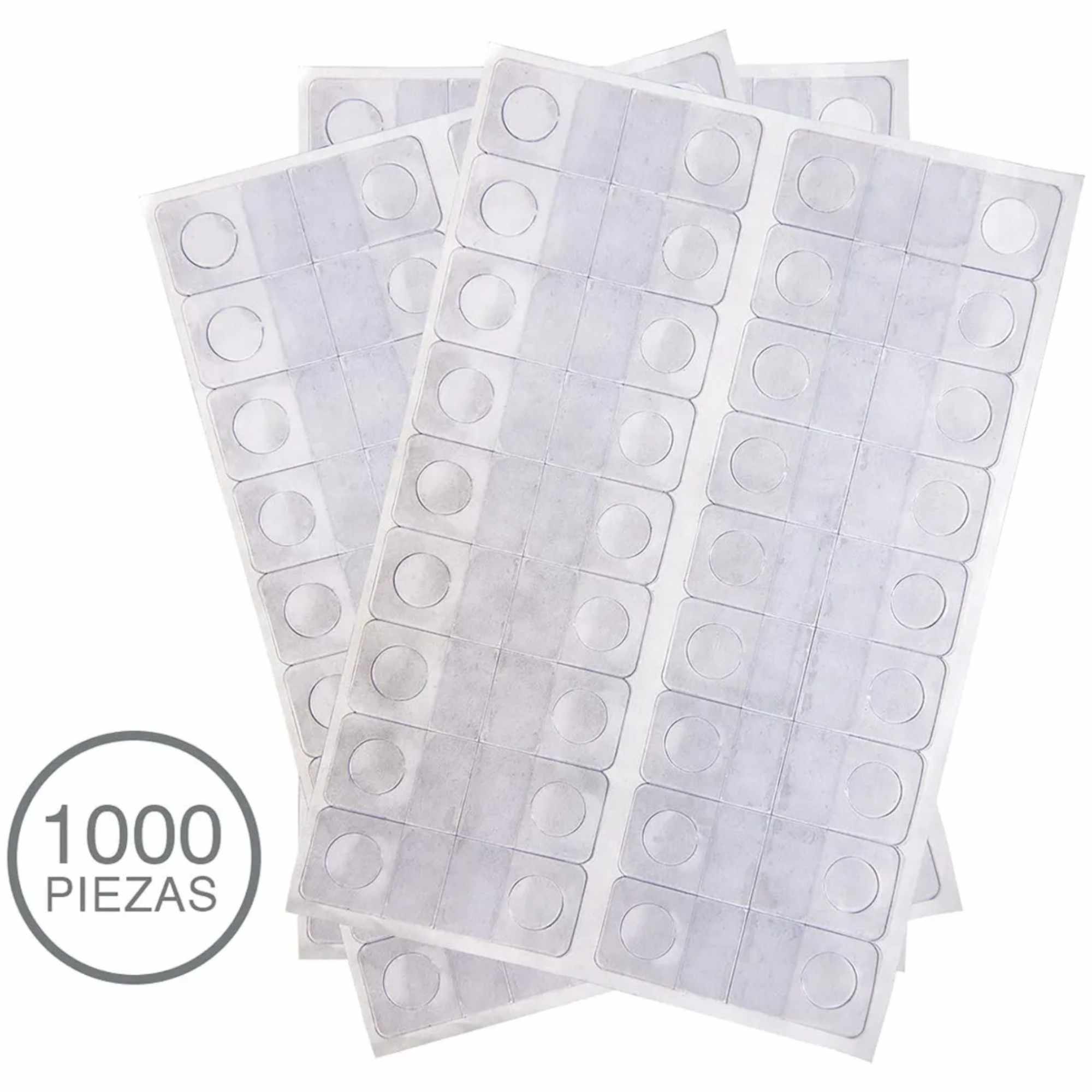 Percha Adhesiva Chica con Orificio Redondo Exhivit E-64 – 1 Millar - Farvisan