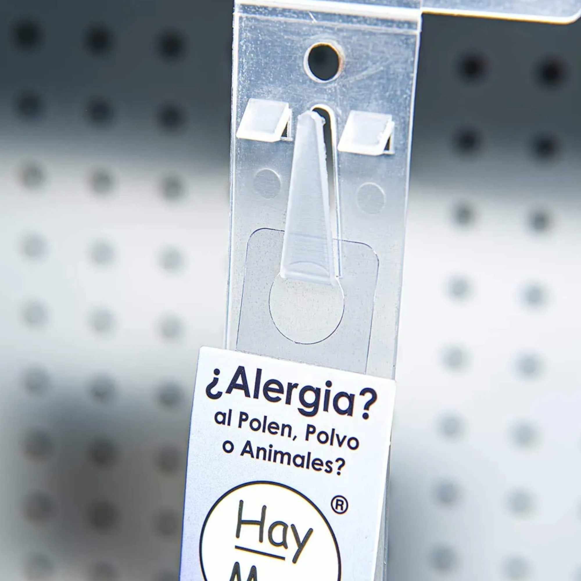 Percha Adhesiva Chica con Orificio Redondo Exhivit E-64 – 1 Millar - Farvisan