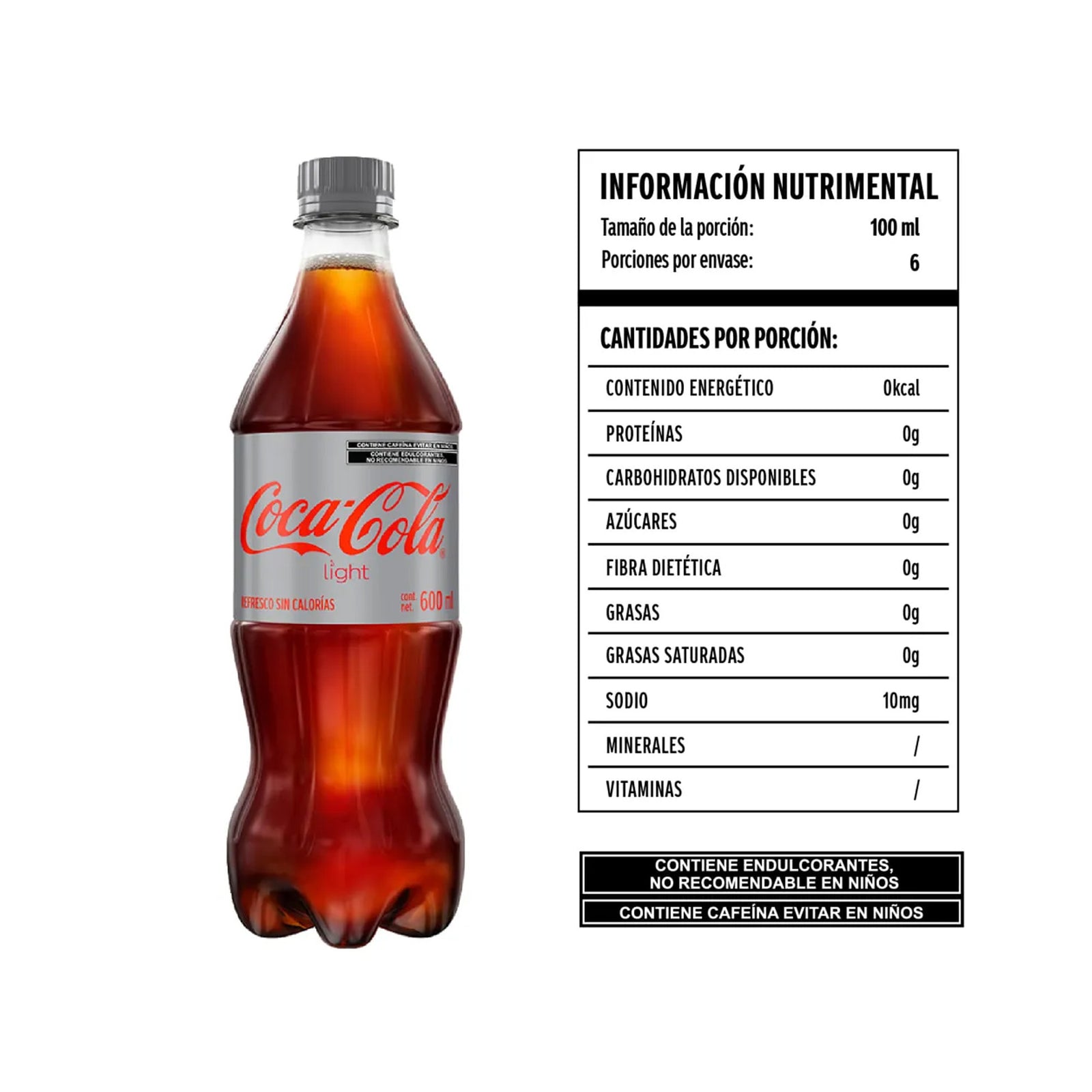 1 Botella Coca-Cola Original 600 ml - Farvisan