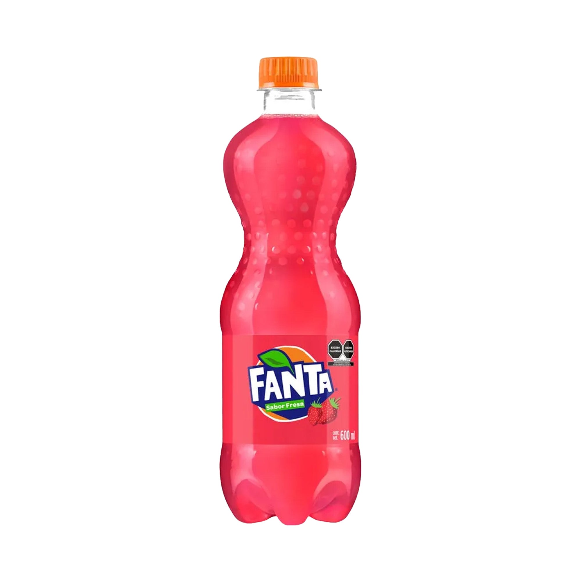 1 Botella de Fanta de Fresa 600 ml - Farvisan