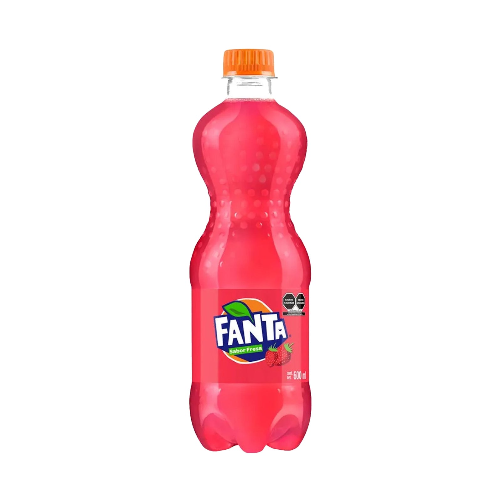 1 Botella de Fanta de Fresa 600 ml - Farvisan