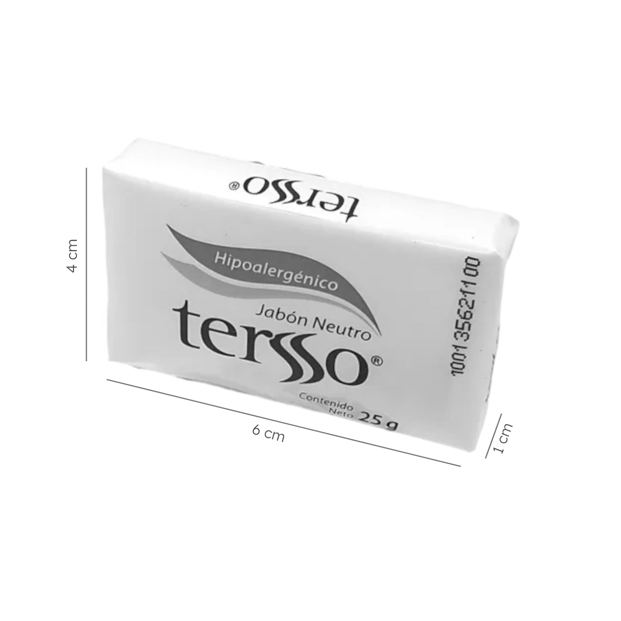 240 Barras Jabón Neutro Hipoalergénico Tersso 25 g - Farvisan