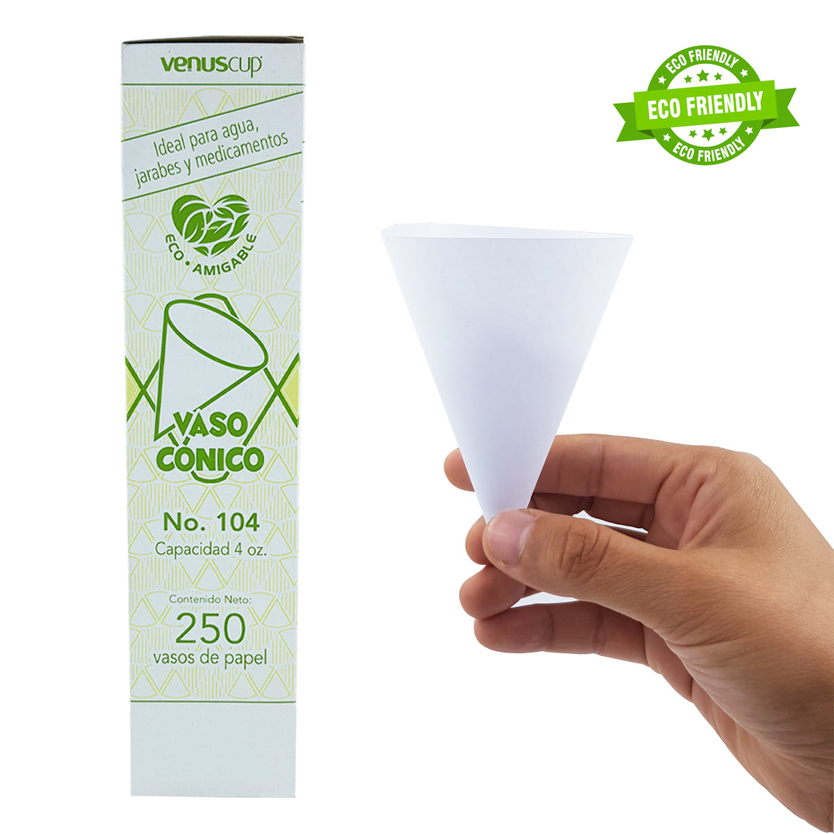 Caja-de-5000-de-Vasos-Conicos-de-Papel-Desechable-VENUSCUP - Farvisan - Default Title