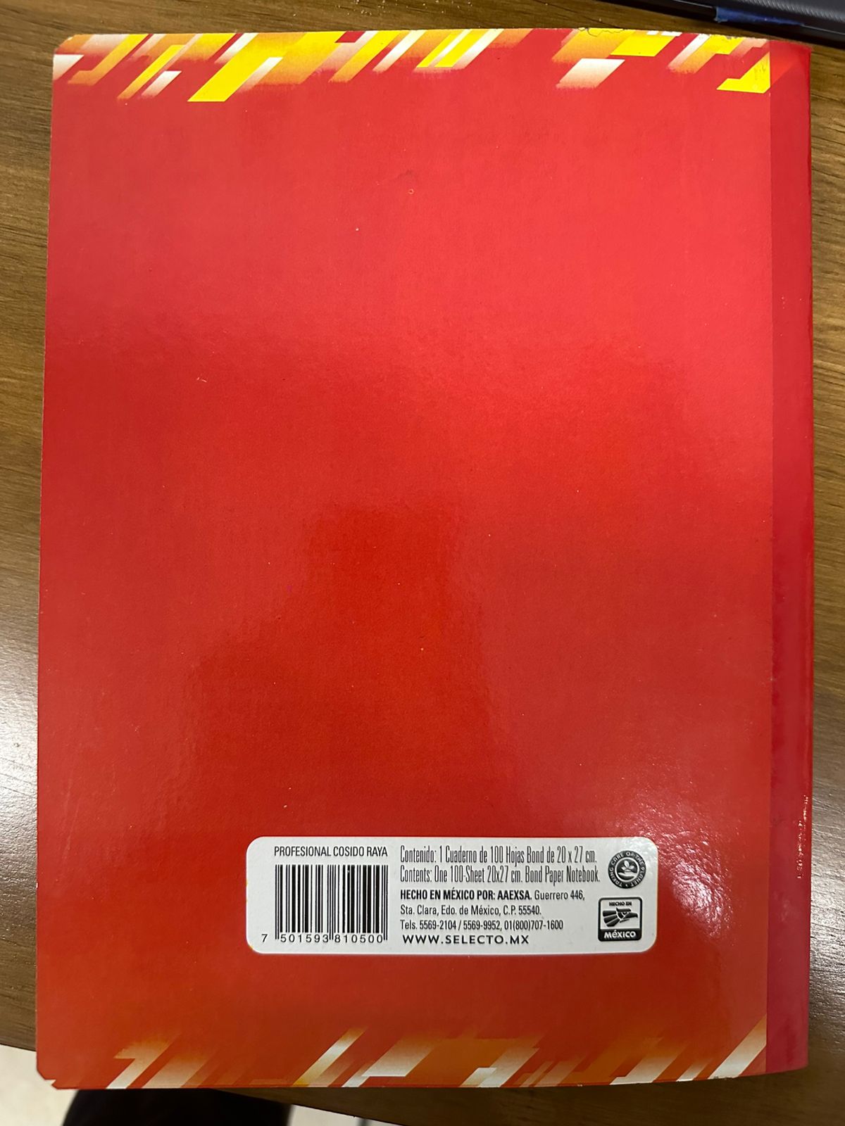 6 Pack Libretas Profesionales Selecto Cuadro Chico 100 Hojas Cocidas - Farvisan