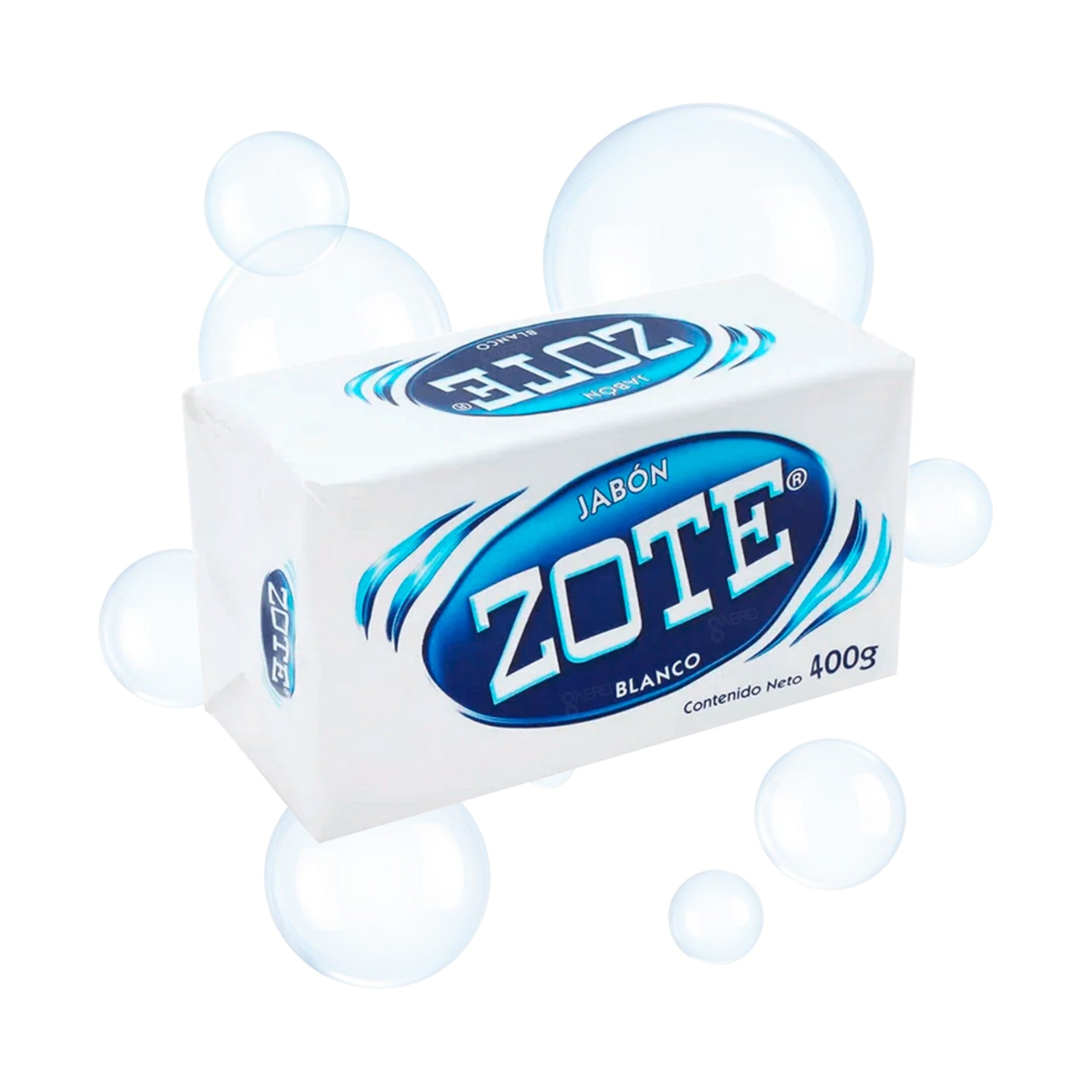 25 Piezas Jabon Multiusos En Barra Zote Blanco 400g - Farvisan