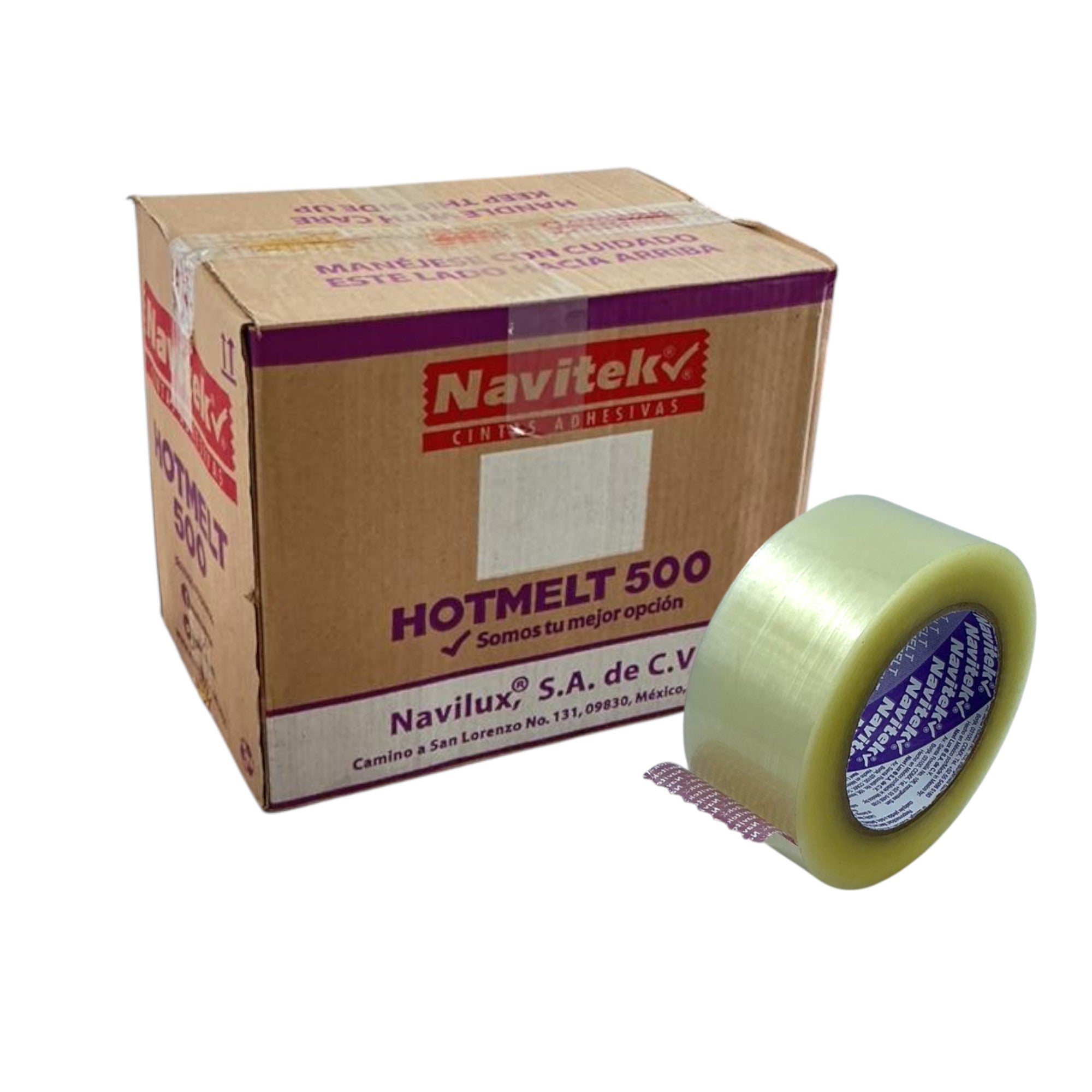 Cinta de Empaque Navitek Hot Melt 48mm x 150m | Caja 36 Pzas - Farvisan