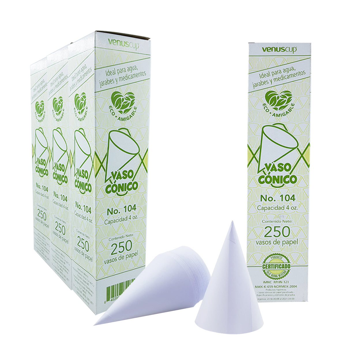 Caja-de-5000-de-Vasos-Conicos-de-Papel-Desechable-VENUSCUP - Farvisan - Default Title