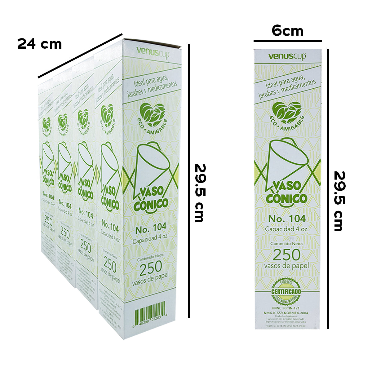 Caja-de-5000-de-Vasos-Conicos-de-Papel-Desechable-VENUSCUP - Farvisan - Default Title