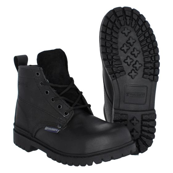 Bota de Piel Negra Toolcraft TC2777 con Casquillo de Acero Tipo II – Caja 25 Pares - Farvisan