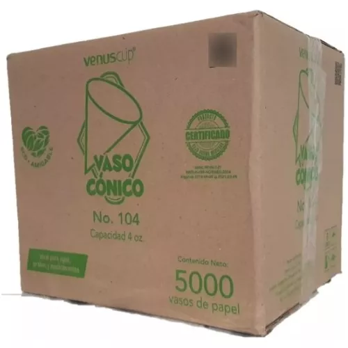 Caja-de-5000-de-Vasos-Conicos-de-Papel-Desechable-VENUSCUP- Farvisan - Default Title